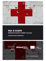 Monografia CIDOB War & Health