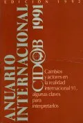 Anuario Internacional CIDOB 1991 (ed. 1992)